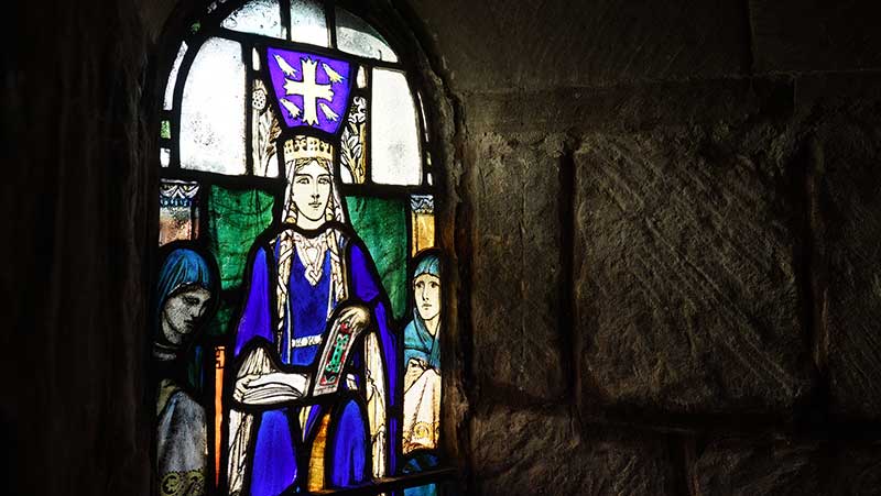Stained glass window